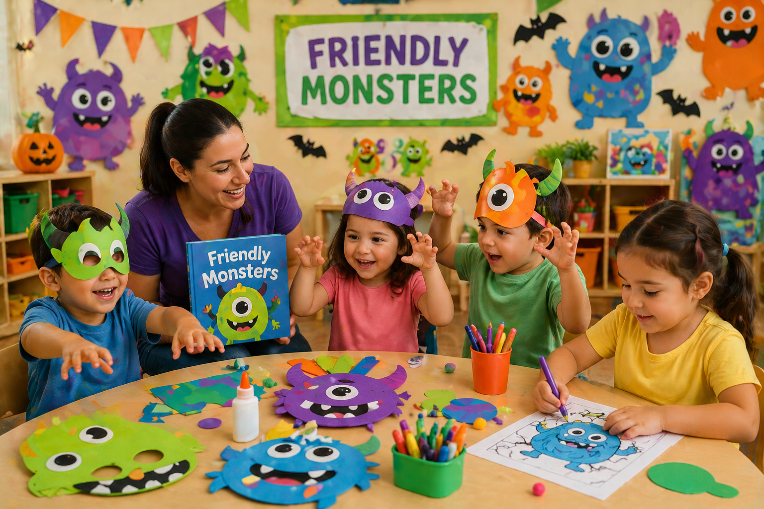 Theme One Friendly Monsters